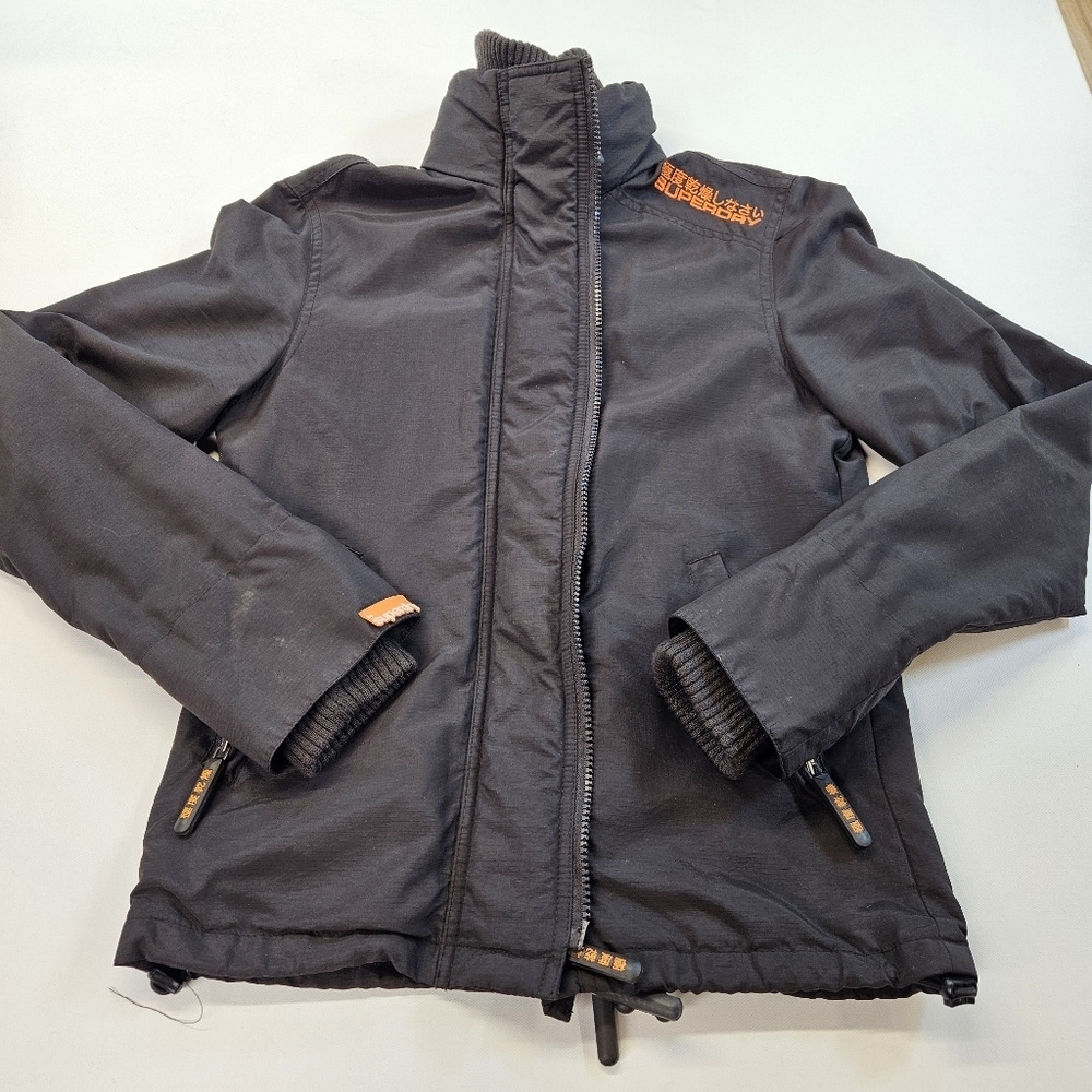 SUPERDRY Double Blacklabel Dark Brown Jacket Size Small